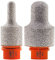 BGTEC Lot de 2 fraises diamantées pour carreaux de céramique, carreaux de porcelaine, marbre, granit M14, filetage M14
