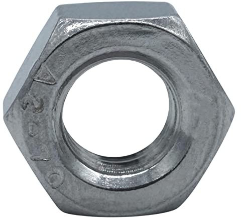 EZOTec - 4 Stück Sechskantmuttern M18 DIN 934 (ISO 4032) - Edelstahl V2A A2 - Schlüsselweite (SW) 27 - Standard-Mutter