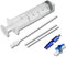 CSDPC 60ml Tubeless Tire Sealant Injector Syringe Set, Bicycle Syringe Presta Valve Core Removal Tool and Sealant Injector and Protect Your Bicycle Tires Effortlessly