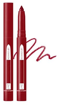 2 in 1 Lippenstift Lip Liner Lip Liner Lipliner Feiner Lippenstift Beauty Lipgloss Matte Lip Gloss Super Professional Tip (#7)