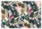 Bilderwelten Fototapete Botanik Pinke Tropen Muster XXL 190x288 cm Vlies-Tapete XXL Smart Wandtapete Wanddekoration Wohnzimmer Schlafzimmer