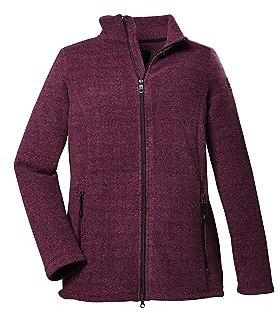 STOY Damen Strickjacke - Große Größen STW 2 WMN KNT JCKT, pflaume, 46, 39783-000