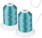 UV-beständig - Simthread Gebunden Garn Tex 69 (12wt) Polyester 100% - 250 Yards, 2 Ozeanblau
