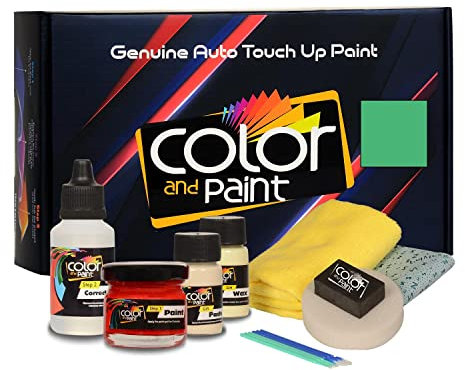 ColorandPaint für Mercedes Olivgruen Uni Matt - 6336 Ausbesserungslack - exakte Übereinstimmung, OEM-Qualität - alle Modelle kompatibles Kratzer-Reparaturset - Basic
