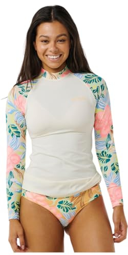 RIP CURL Women's Follow The Sun UPF 50 Long Sleeve Rash Vest 16AWRV - Light Orange