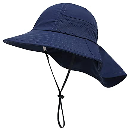 Generisch Sombrero de viaje personalizado para surf, gorra de surf UPF 50+, sombreros de deportes acuáticos, sombrero de paja para mujer, Bu2., M