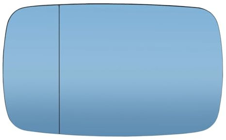 Car Rearview For BMW 3 5 Series E39 E46 320i 330i 325 525i 1997-2005 Door Side Wing Mirror Glass Blue Rear View Rearview Stick On With Glue Exterior Side Mirror(Left)