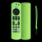 KNOXS Silicone Remote Case Compatible with Amazon Fire TV Stick 4K Max 2nd 2024/2023, [Anti Slip, Shockproof, Dustproof] Case Compatible with Amazon Fire TV Smart TVs (Glow Green)