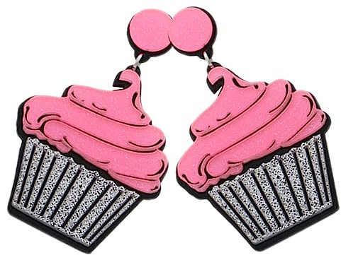 Yardenfun 1 Paar Lustige Cupcake Ohrringe Für Frauen Und Mädchen Verspielte Lebensmittel Ohrringe Baumelnde Ohrschmuck Im Bezaubernden Design Ideal Für Alltagslooks Und Partys