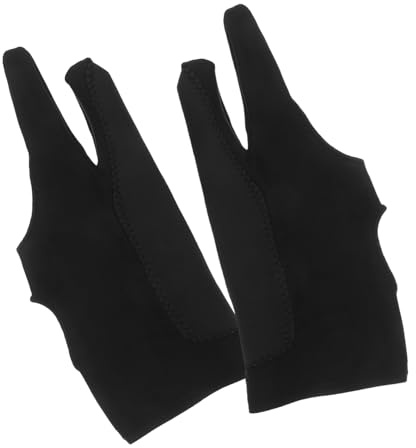 VICASKY Digital Drawing Glove Two Finger Artist Tablet Glove for Right Left Hand Art Supplies