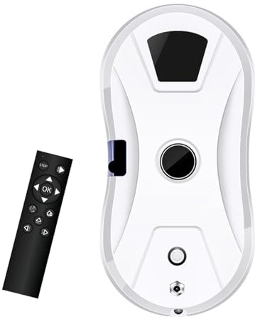IRON JF Fensterputzroboter Mit Bidirektionalem Ultraschall-zerstäubungs-wasserstrahl Fensterroboter Starker Saugkraft Für Gründliche Reinigung Fenster Aktualisierte