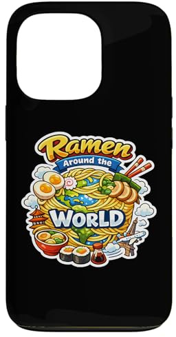 Hülle für iPhone 13 Pro Ramen Around The World Nudelliebhaber Traveler Reiseblogger