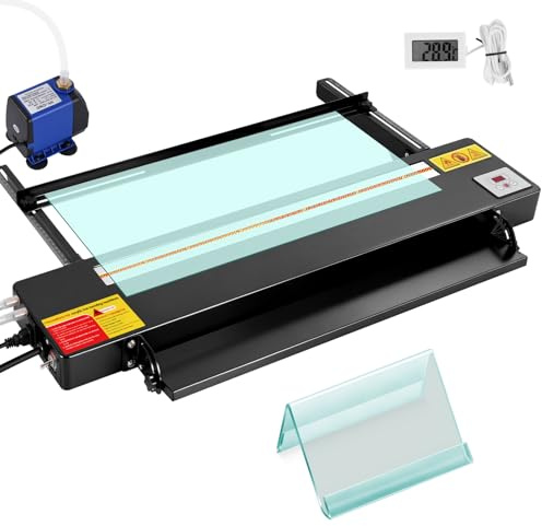 YJINGRUI Digitale Acrylbiegemaschine 60cm 800W inkl. Ersatzheizdraht | Acryl-Heißbiegemaschine 0–90° Biegewinkel, 0–30 cm Biegelänge, 0–100 °C Temperatur, für 1–6 mm PVC/PC/ABS/PP-Platten