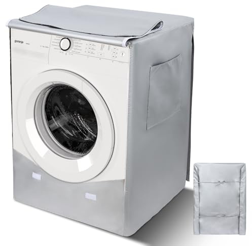 Garvee Housse protectrice supplémentaireérieure de qualité supérieure pour sèche-linge et lave-linge – Imperméable, anti-UV et anti-poussière, protection optimale, ouverture frontale – Accessoire