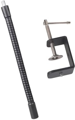 Iron C Type Clamp Holder with 1/4 Male Female Thread Compatible for Tripods Monopod Video Gear Photography Light Stand Clip
