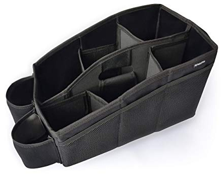 Auto Organizer, Utensilientasche für den Autositz mit 2 Befestigungsmöglichkeiten, Beifahrersitz, wasserabweisende Rücksitztasche, Rücksitz-Spielzeugtasche, Sitz-Tasche für Spielzeug für die Rückbank