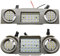 LED SMD Innenraumbeleuchtung Set Modul Module Hauptbeleuchtung Lesebeleuchtung vorne vorn Mittlere vordere Beleuchtung hinten hintere Beleuchtung Fond Fondbeleuchtung