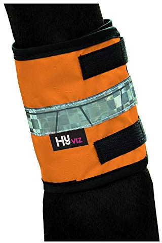 HyVIZ Leg Bands (Cob/Horse) (Orange/Black)