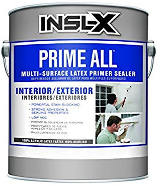 Benjamin Moore AP1000099-01 White 1 Gallon Insl-x Prime Flat Water-Based Acrylic Latex Primer, 128 Fl Oz