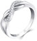starchenie Unendlichkeit Ringe 925 Sterling Silber Zirkonia Infinity Verlobungsring Ringe für Damen(Größe62)