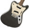 Squier Paranormal Super- Graphite Metallic - E-Gitarre