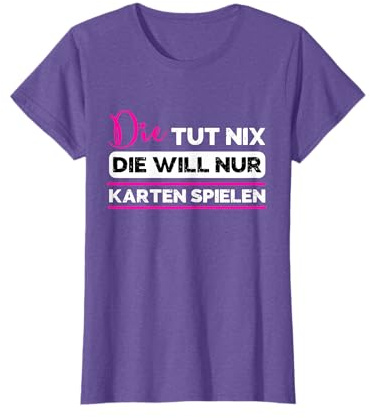 Damen Geschenk für Kartenspieler und Kartenspieler T-Shirt