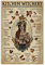 TNND Vintage Küche Hexe Hexe Poster Halloween Kunstdruck Dekor für Zuhause Wohnkultur Kunst Wanddekoration Metallschild Poster 20,3 x 30,5 cm