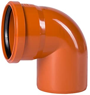 KG Rohr Kanalrohr Abwasser Bogen Abzweig Muffe Abwasserrohr Schachtrohr (KG Bogen, DN 125 87,5Grad)