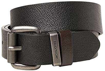 JACK & JONES Herren Belt Jacaron Belt, Schwarz, Einheitsgröße