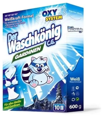 Waschkonig, Gardinen Waschpulver, 600g