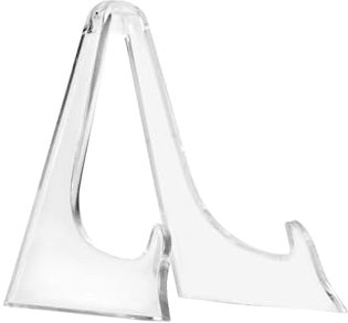 Robe di Casa 7618200 Confezione 6 Espositori per Piatti Mignon in Plastica, Trasparente, Cm 7