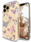 JIAXIUFEN Clear Case Compatible with iPhone 14 Pro Gold Plating Butterfly Design Protective Shockproof Slim TPU Military Drop Protection Girl Women Phone Case 6.1 2022 Colourful