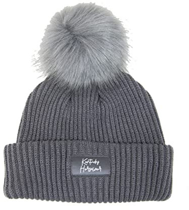Kentucky - Mütze Bommel grau