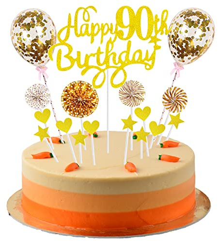 Tortendeko 90 Geburtstag Deko Kuchen Topper 90 Kuchen Deko 90 Geburtstag Mann Happy Birthday 90 Tortendeko 90 Jahre Frau Mann Kuchendeko 90. Geburtstag Frau Gold Tortendeko 90. Geburtstag Frau Mann