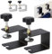 Omninmo 2pcs C Clamp Universal Jig Clamp Heavy Duty Furniture Steel Drawer Front Installation Wood Clamps for Easy Fast Furniture Installation, Tables Desk Mount, Desktop Mount Holder