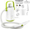 COSTWAY 1000W Pulitore a Vapore Multiuso, Macchina a Vapore Portatile con 10 Accessori Serbatoio da 300 ml, Pulizia a Vapore con Tubo Flessibile per Cucina Bagno Finestre (Verde)