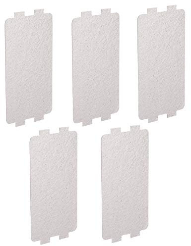 HEEPDD Microwave Oven Mica Plate Microwave Accessory Plate Sheet 5Pcs Mica Chips Mica Microwave Oven Replacement Parts