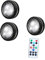 OSALADI 1 Satz Rgb Schrankbeleuchtung Lichtleiste Aufkleben Garderobenlampe Berühren Sie Die Lichtleiste, Um Sie Zu Dimmen Schrankleuchten Schrank Puck Licht Fernbedienung Abs Wasserhahn
