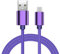 MOBISTAR USB C Charger Cable 3M, Type C Fast Charging Cable 3A Nylon Braided Lead Compatible with Samsung Galaxy S23/S22/S21/A54, MacBook, Huawei, Google Pixel, Sony Xperia, OnePlus (Purple, 3M)