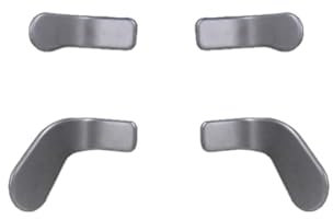 4 palette in metallo Elite 2 per controller Xbox One Elite 2, accessori di ricambio per controller Xbox One Elite/Elite Series 2/Elite 2 Core (argento) [videogioco]