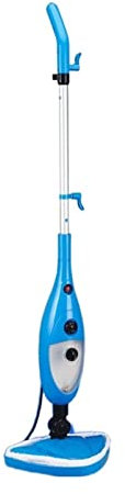 Scopa a vapore 10 in 1 con laminato/legno/piastre/moquette cucina - indumenti - vapore adatto agli animali domestici per tutta la casa Pulitore a vapore multiuso (colore: blu)