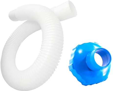 Hsthe Sea Ersatz-Pooladapter mit Schlauch, Reinigungssystem für oberirdische Pools, Reinigungszubehör für 25016, Skimmer und Schlauch, Ersatzschlauchadapter-Set für oberirdische Pools
