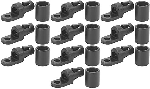 Pack of 10 Pcs Bungee Cord Accessories Kayak Canoe Kayak Bungee Cord Hook Bungee Cord Terminal Hooks with Tabs for Kayaks