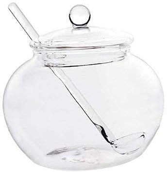 OKUMEYR Wide Mouth Mason Jars with Lid Glass Canning Containers Kitchen Storage Sugar Pot Nut Container for Jelly, Jam, Honey