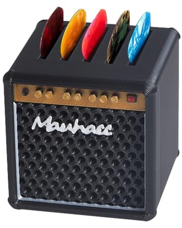 Guitar Pick Case, Guitar Picks Holder Amp Speaker Guitar Pick Box | Guitar Pick Storage Container for Guitar Players Lovers | Guitar Picks Organizer | Simulation Speaker Desktop Ornaments Gift