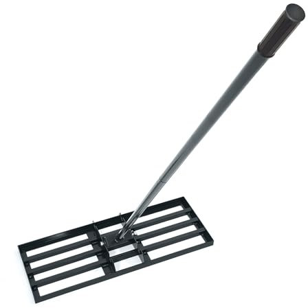 Artemis UK Professional Lawn Level Lute ,Levelling Rake, Lawn Leveller, Heavy Duty Landscape Rake, Soil Levelling Tool for Garden & Lawns (30 x 12 / 76 x 30cm)