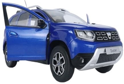 CYQOCD Collectible Race Car Model 1: 18 For Renault Dacia-Duster Ph.2 Blue Classic Decoration Alloy Double Door Model Workspace Decoration Bedroom Decoration
