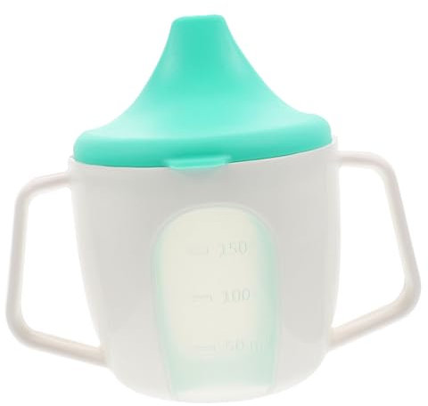 UKCOCO Gobelet Pour Bébé 150ml Avec Anse, Tasse D'eau D'apprentissage Étanche, Matériau Sûr Sans, Poignée Ergonomique, Pour Bébé Et Tout-petit Usage Quotidien