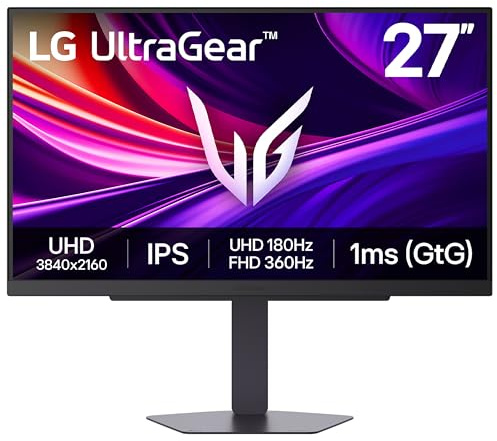 Lg 27g810A-B Monitor Pc 68,6 Cm [27] 3840 X 2160 Pixel 4k Ultra Hd Lcd Nero (27in 4k Uhd Gaming Hdmi 2.1 Ips - 16:9 4k 3840x2160 180hz 400cd/m)