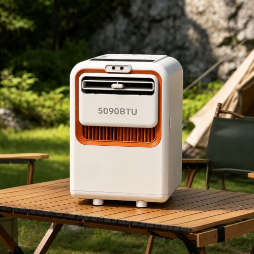 Lakenbroade Condizionatore Portatile, 5090 BTU, Silenzioso (30 Db), Non Richiede Kit per Finestra, Raffreddamento Plug & Play, climatizzatore 3-in-1 per Camera da Letto, Ufficio, Appartamento